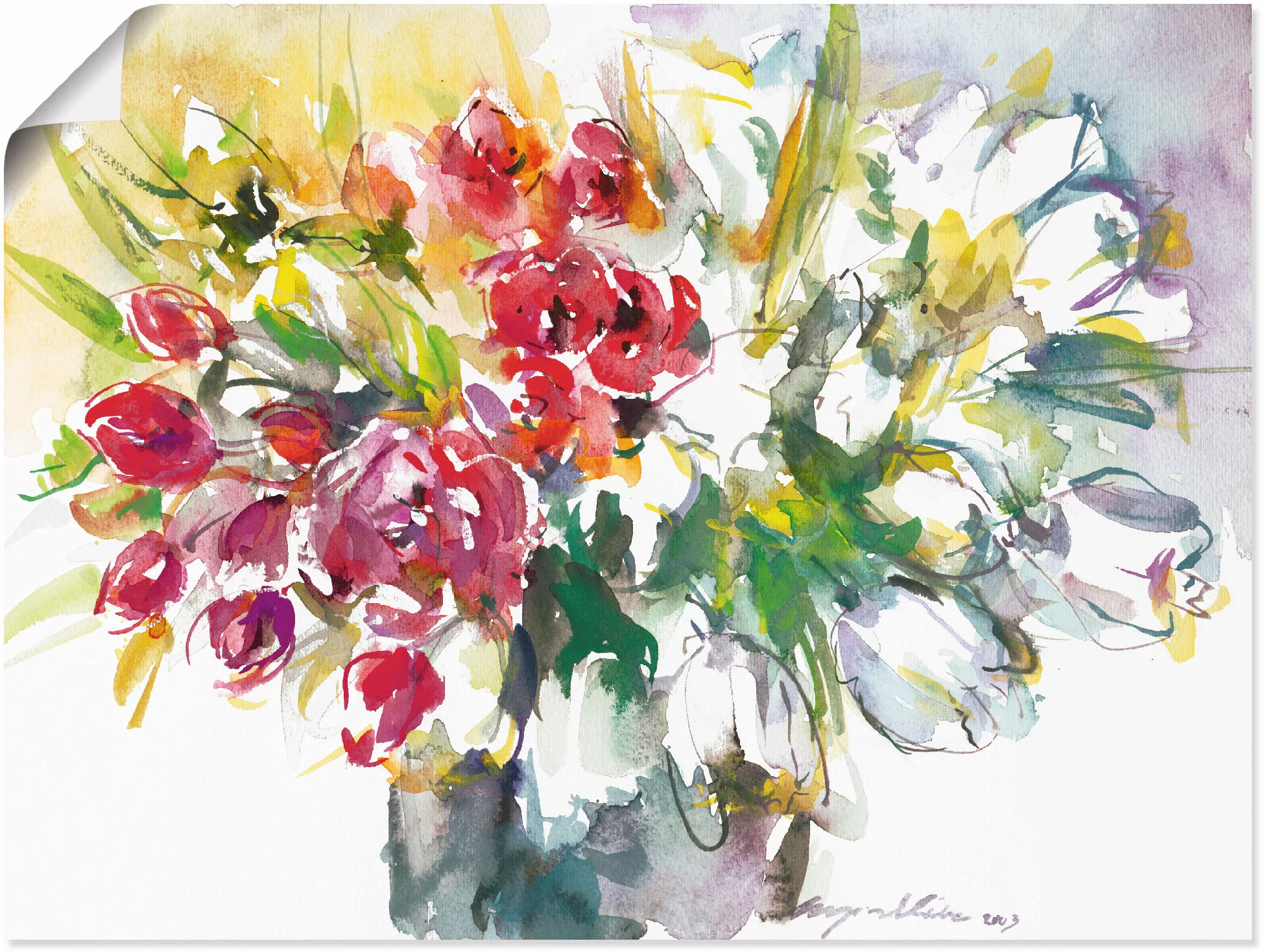 Artland Wandbild "Blumenstrauß IV", Blumen, (1 St.) günstig online kaufen