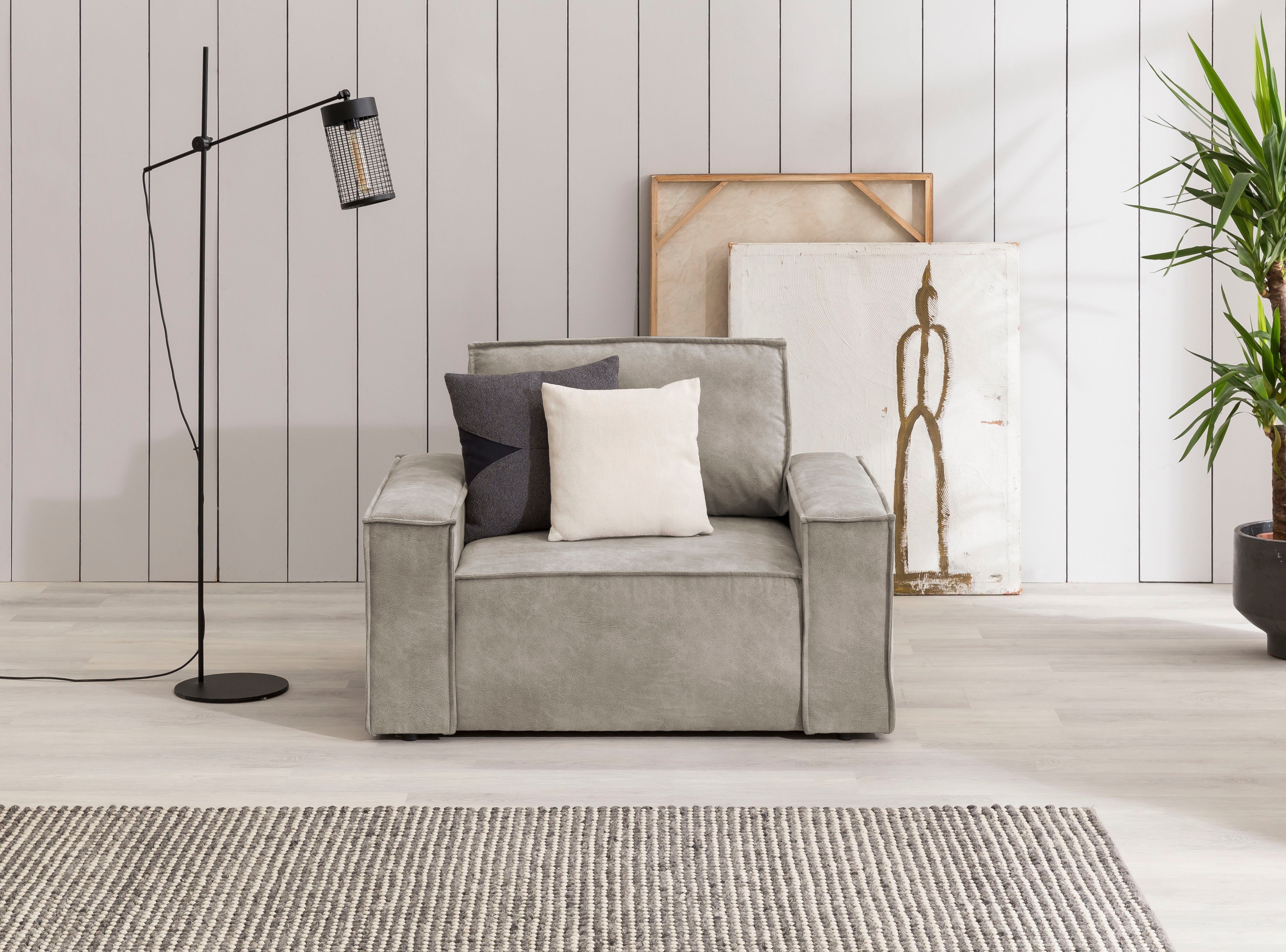 Home affaire Sessel "SHERWOOD, Love-Seat in 3 Stoffarten verfügbar", passen günstig online kaufen