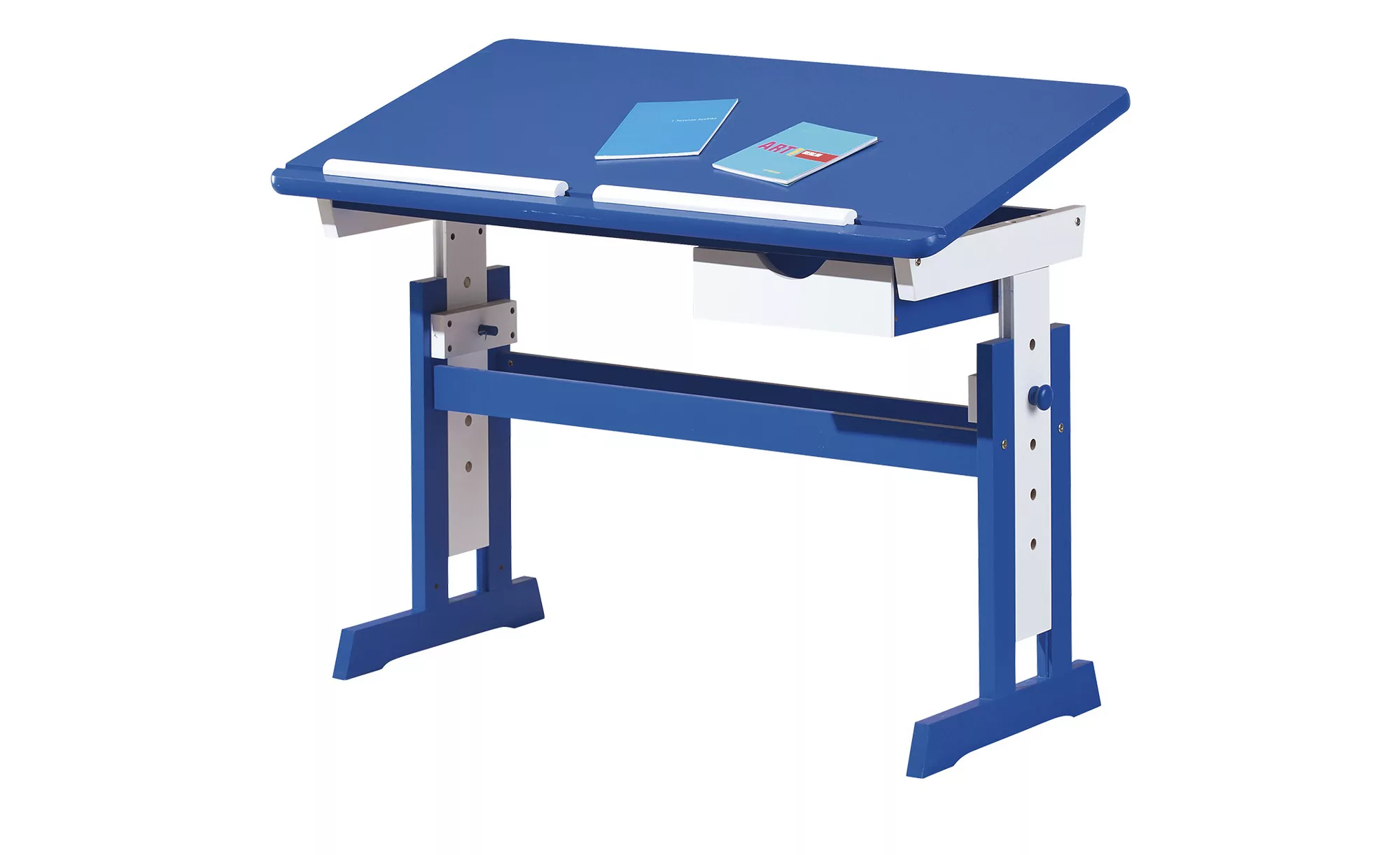 Schreibtisch  Loire - blau - 109 cm - 63 cm - 55 cm - Sconto günstig online kaufen