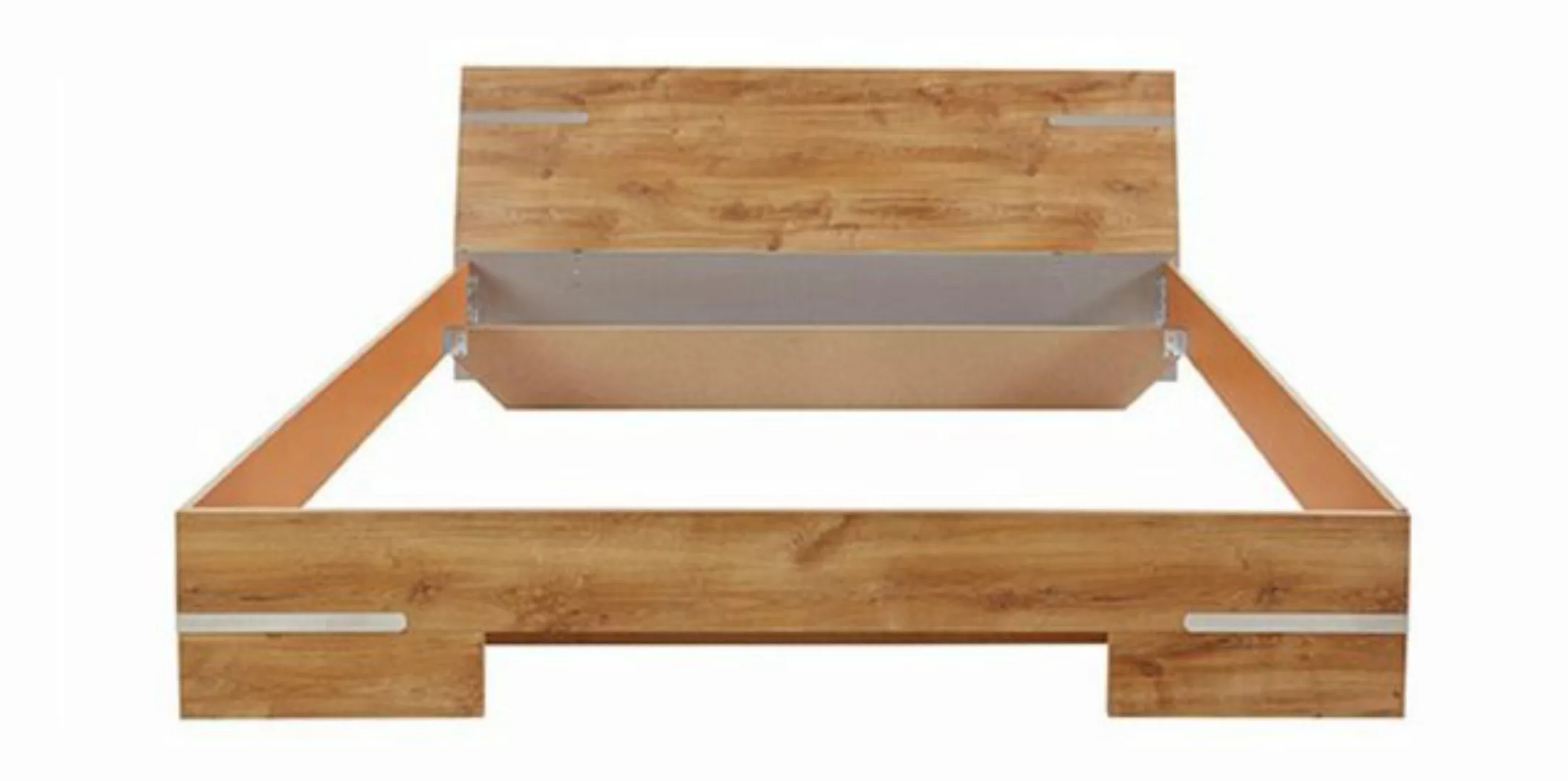 Wimex Futonbett Level (Anna, 1-tlg., Doppelbett), 160x200cm Plankeneiche günstig online kaufen