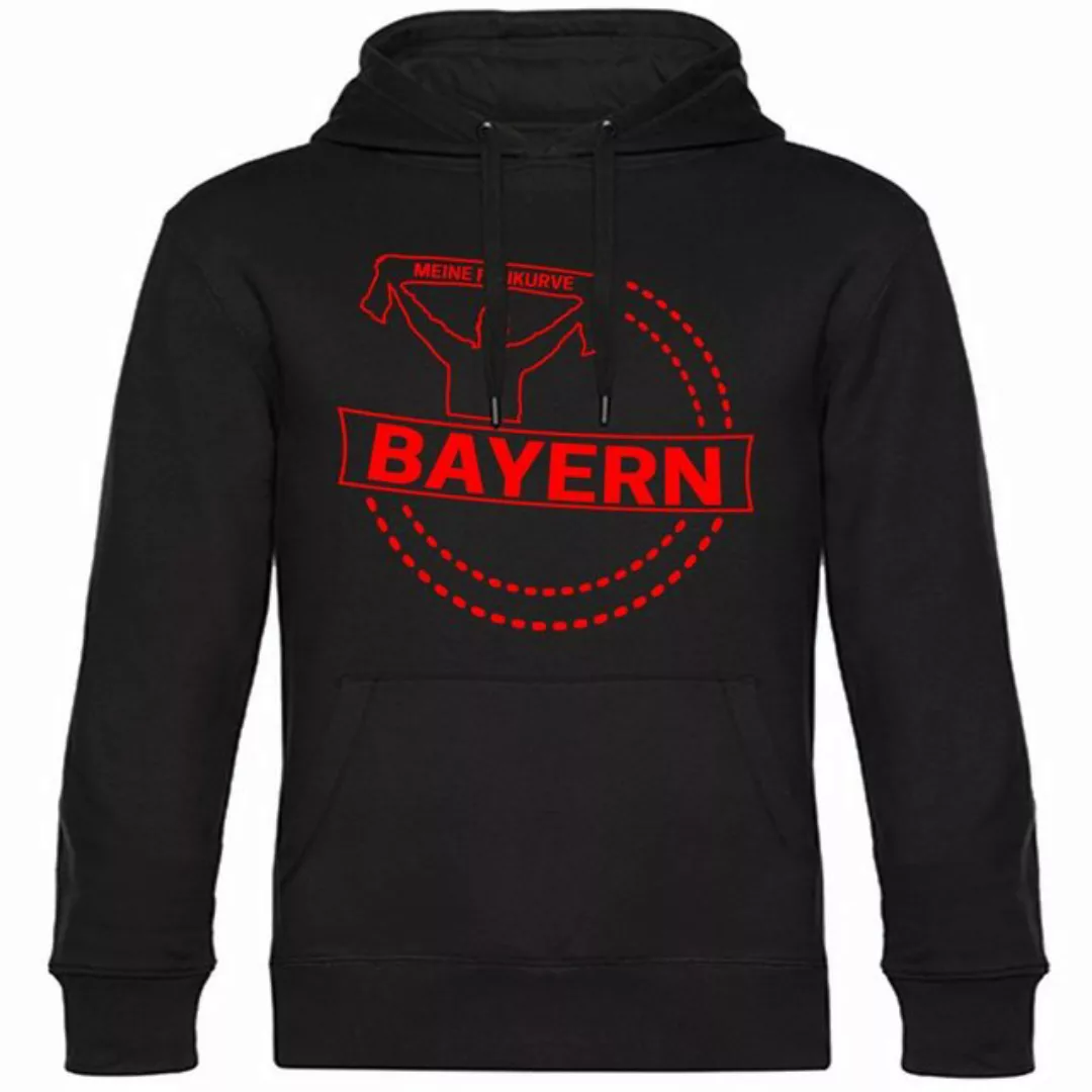 multifanshop Kapuzensweatshirt Bayern - Meine Fankurve - Pullover günstig online kaufen