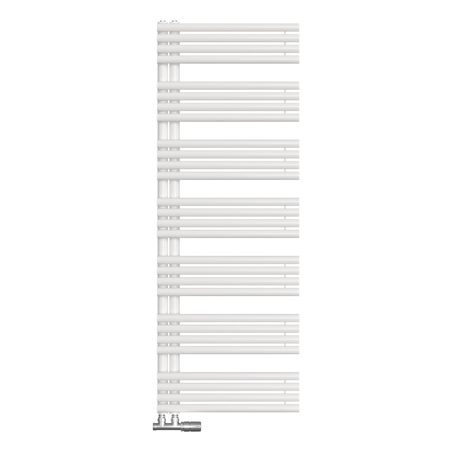 Emke Handtuchheizkörper 166 × 60 cm mit Seitenanschluss Weiß Badheizkörper günstig online kaufen