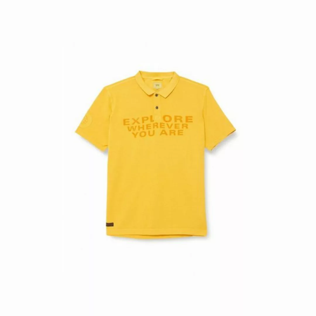 camel active Poloshirt gelb regular fit (1-tlg) günstig online kaufen