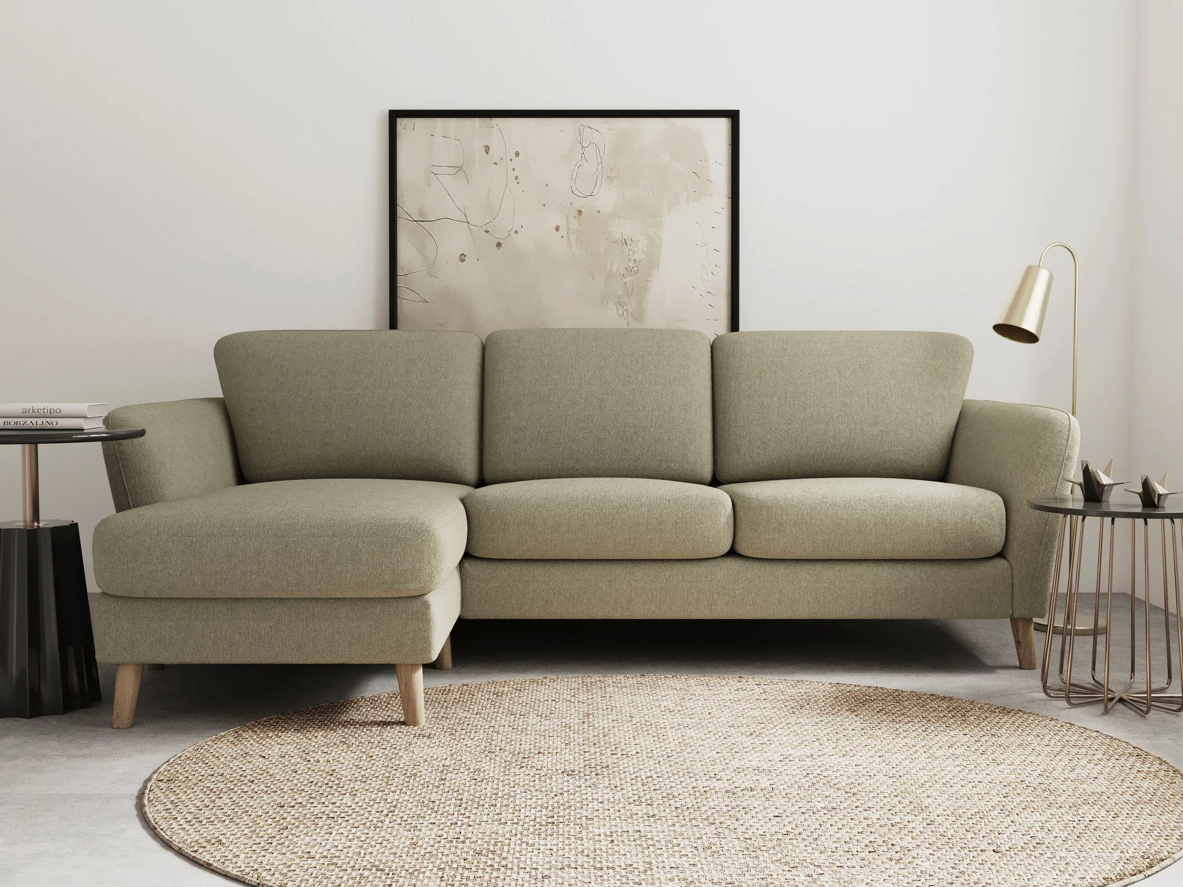 Home affaire Ecksofa »MARSEILLE (242/152cm),L-Form, Rec. rechts/links«, Mas günstig online kaufen