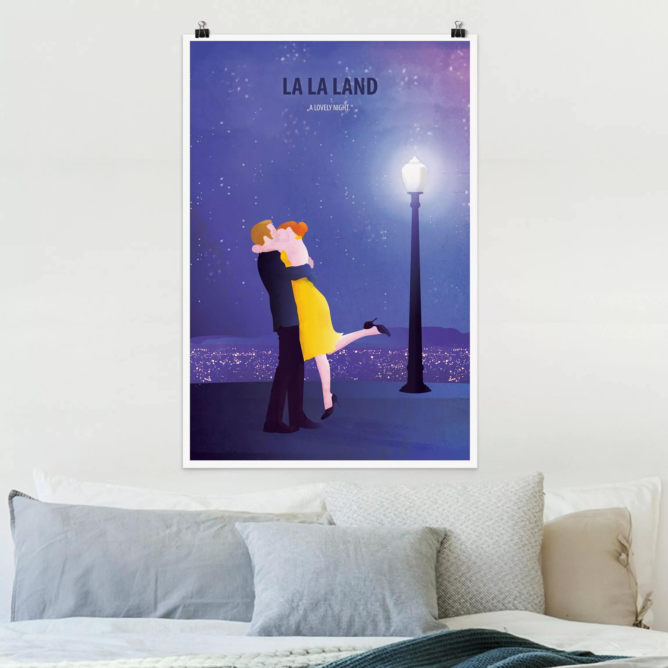 Poster Portrait - Hochformat Filmposter La La Land II günstig online kaufen