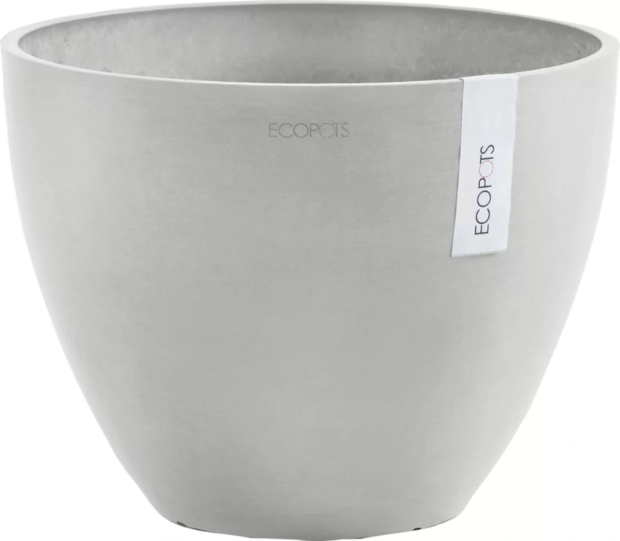 ECOPOTS Blumentopf "ANTWERP White Grey", BxTxH: 40x40x30 cm günstig online kaufen