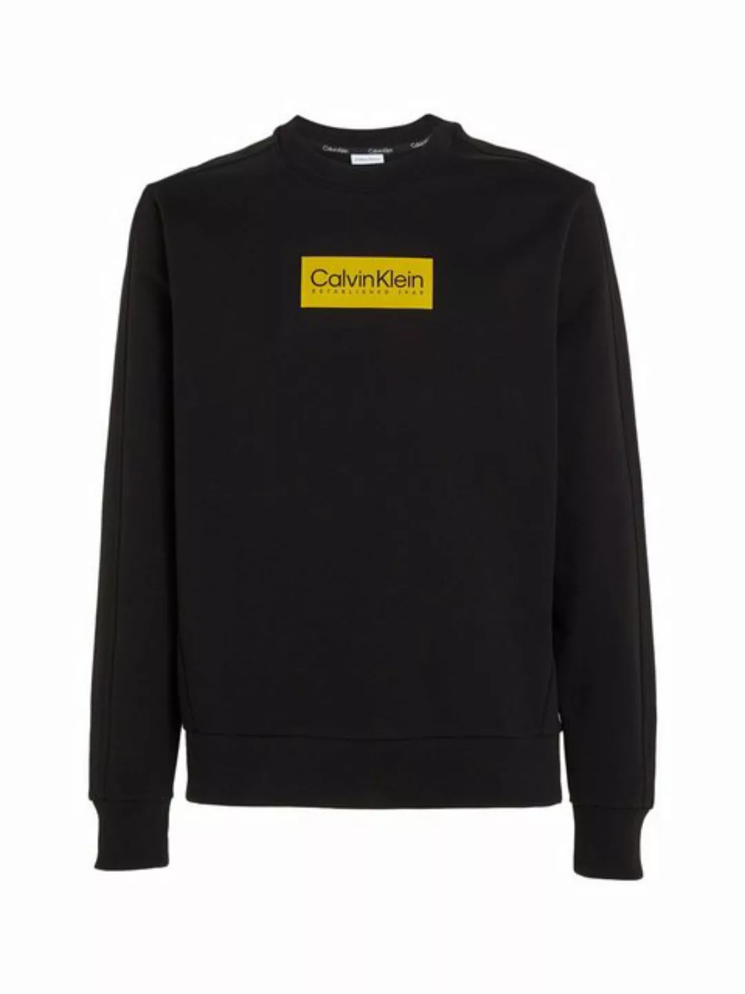 Calvin Klein Sweatshirt RAISED RUBBER LOGO SWEATSHIRT günstig online kaufen