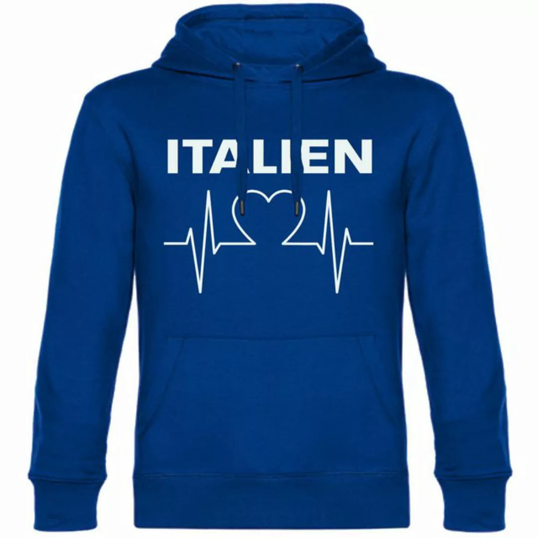 multifanshop Kapuzensweatshirt Italien - Herzschlag - Pullover günstig online kaufen