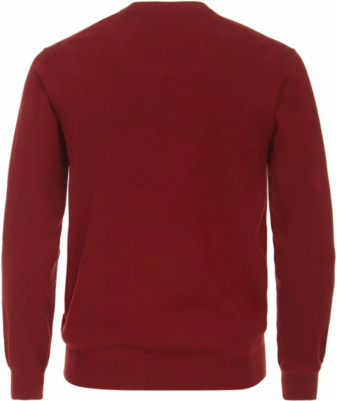 Casa Moda Pullover V-Ausschnitt Rot - Größe 3XL günstig online kaufen