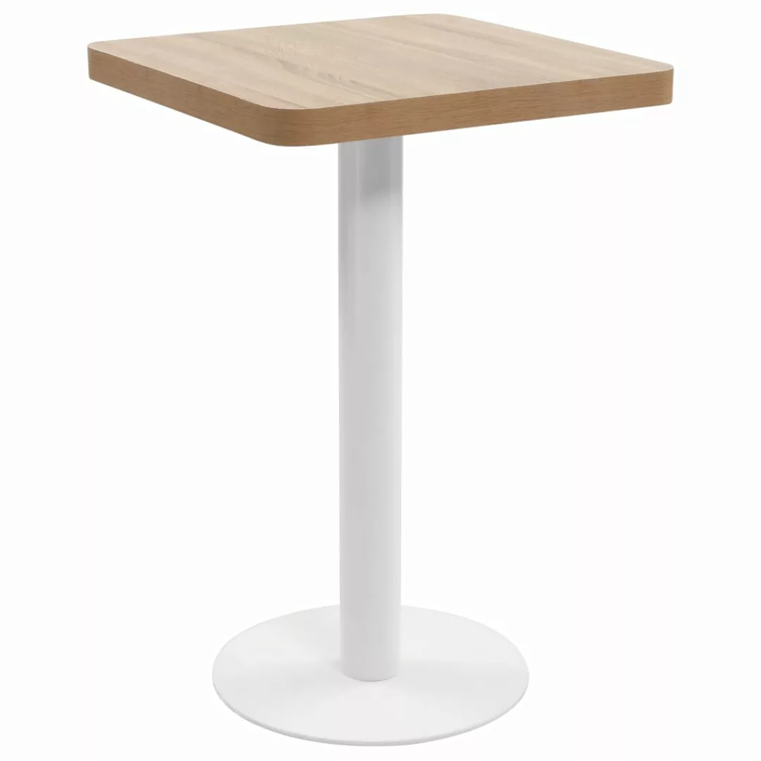 Bistrotisch Hellbraun 50x50 Cm Mdf günstig online kaufen