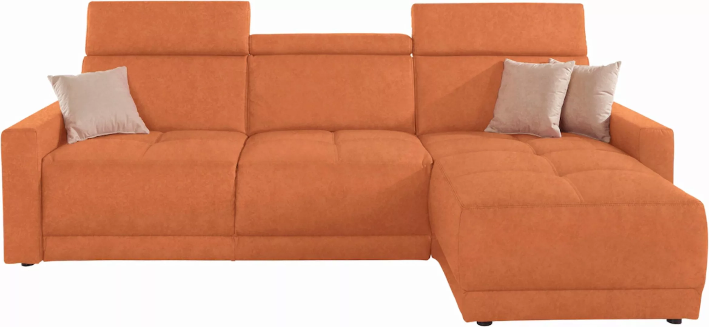 DOMO collection Ecksofa "Ava L-Form", mit Recamiere, Federkern wahlweise mi günstig online kaufen