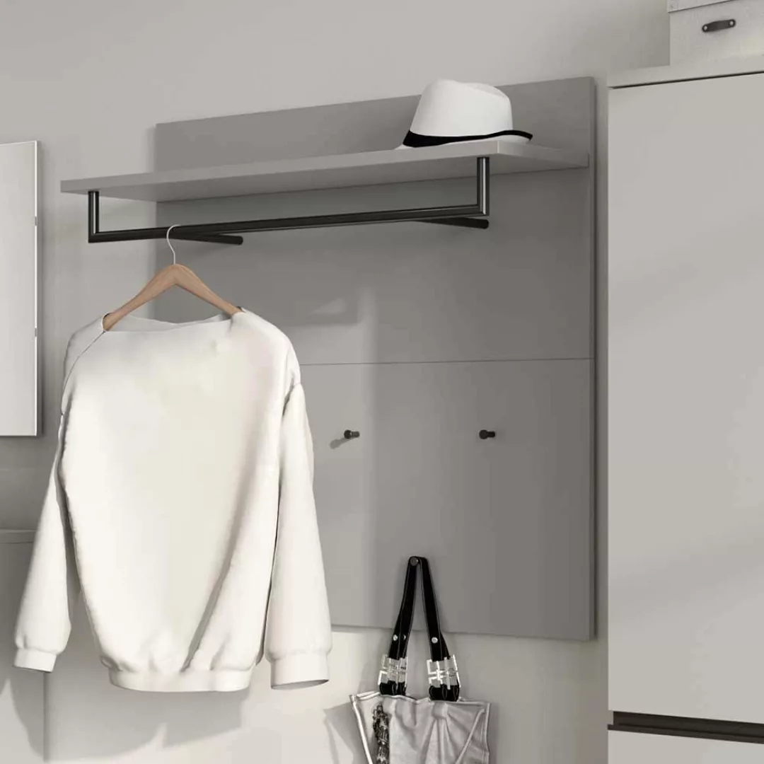Wandgarderobe Flurgarderobe 5 Kleiderhaken Hutablage günstig online kaufen