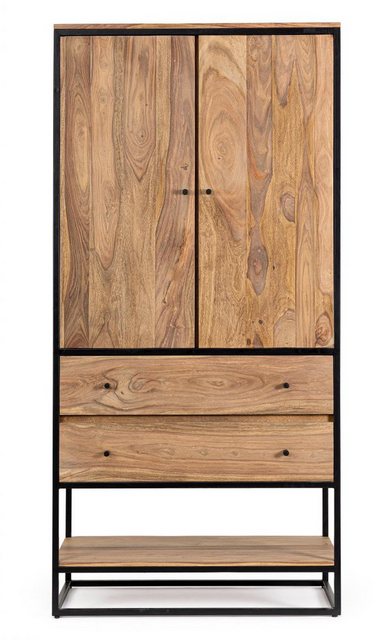 Bizzotto Buffet Nartan aus Sheesham-Holz, 90 cm Natur günstig online kaufen