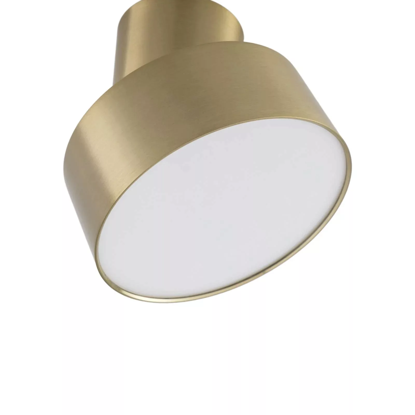 Lindby LED-Strahler Nivoria, Ø 14 cm, goldfarben, schwenkbar günstig online kaufen