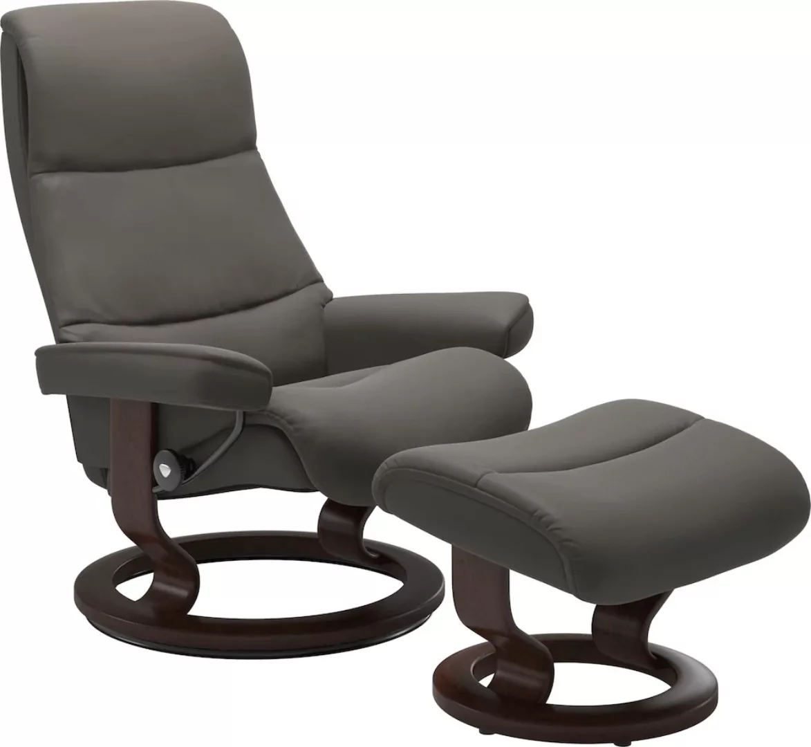 Stressless Fußhocker "View", mit Classic Base,Gestell Braun günstig online kaufen