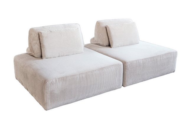 KAWOLA Sofa, Modulsofa Cord, versch. Ausführungen und versch. Farben günstig online kaufen