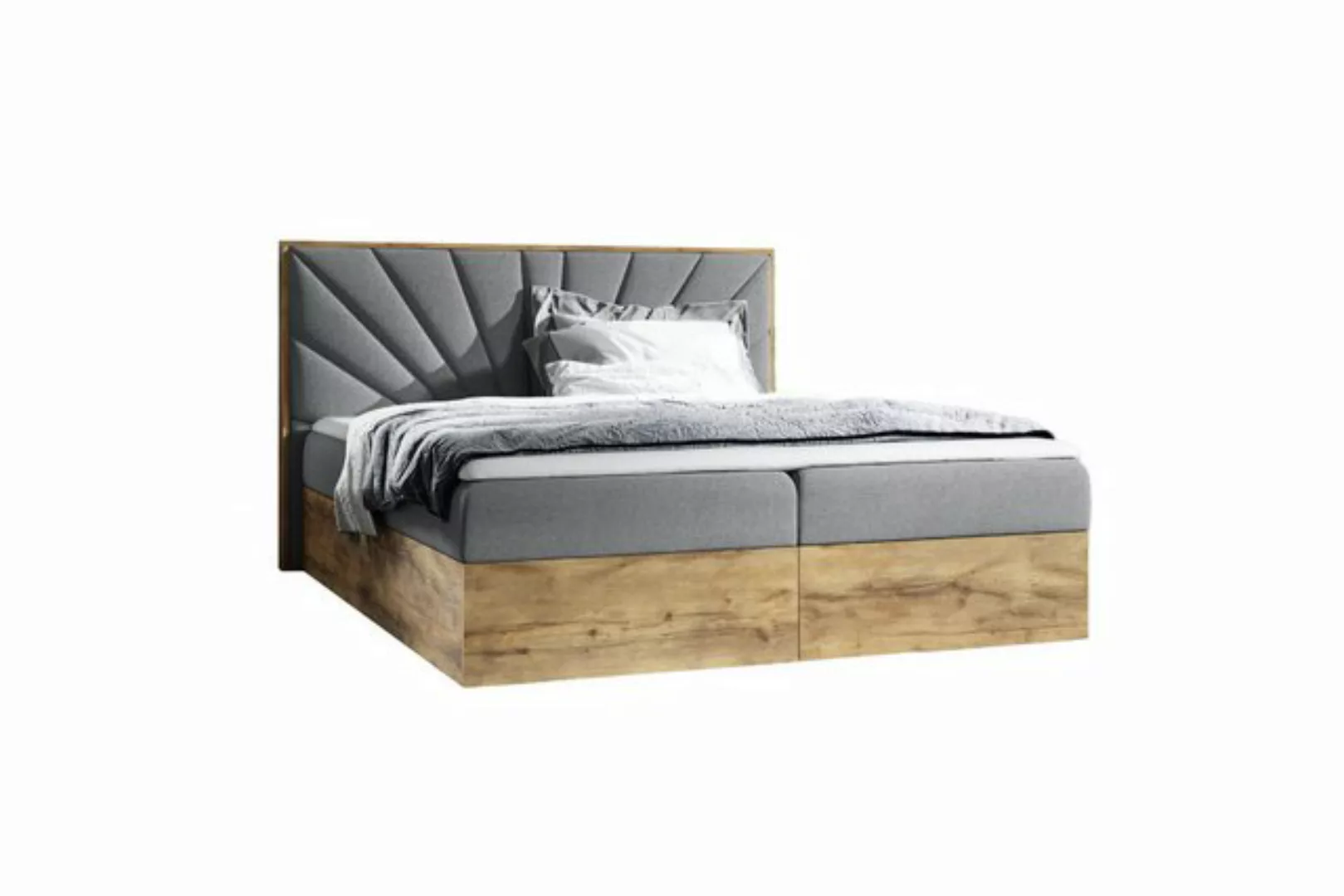 yourhouse24 Boxspringbett WOOD VII Hotelbett Mit Zwei Bettkasten Kontinenta günstig online kaufen