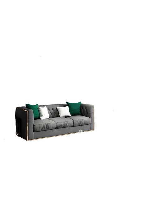 Xlmoebel Sofa Moderne Dreisitzer Polster Couch Chesterfield Stil Sofa Möbel günstig online kaufen