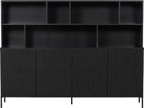 WOOOD Buffet "New Gravure", mit viel Stauraum, Breite 200 cm günstig online kaufen