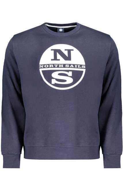 North Sails Sweatshirt Blauer Langarm-Pullover für Herren - Rundhals ohne günstig online kaufen