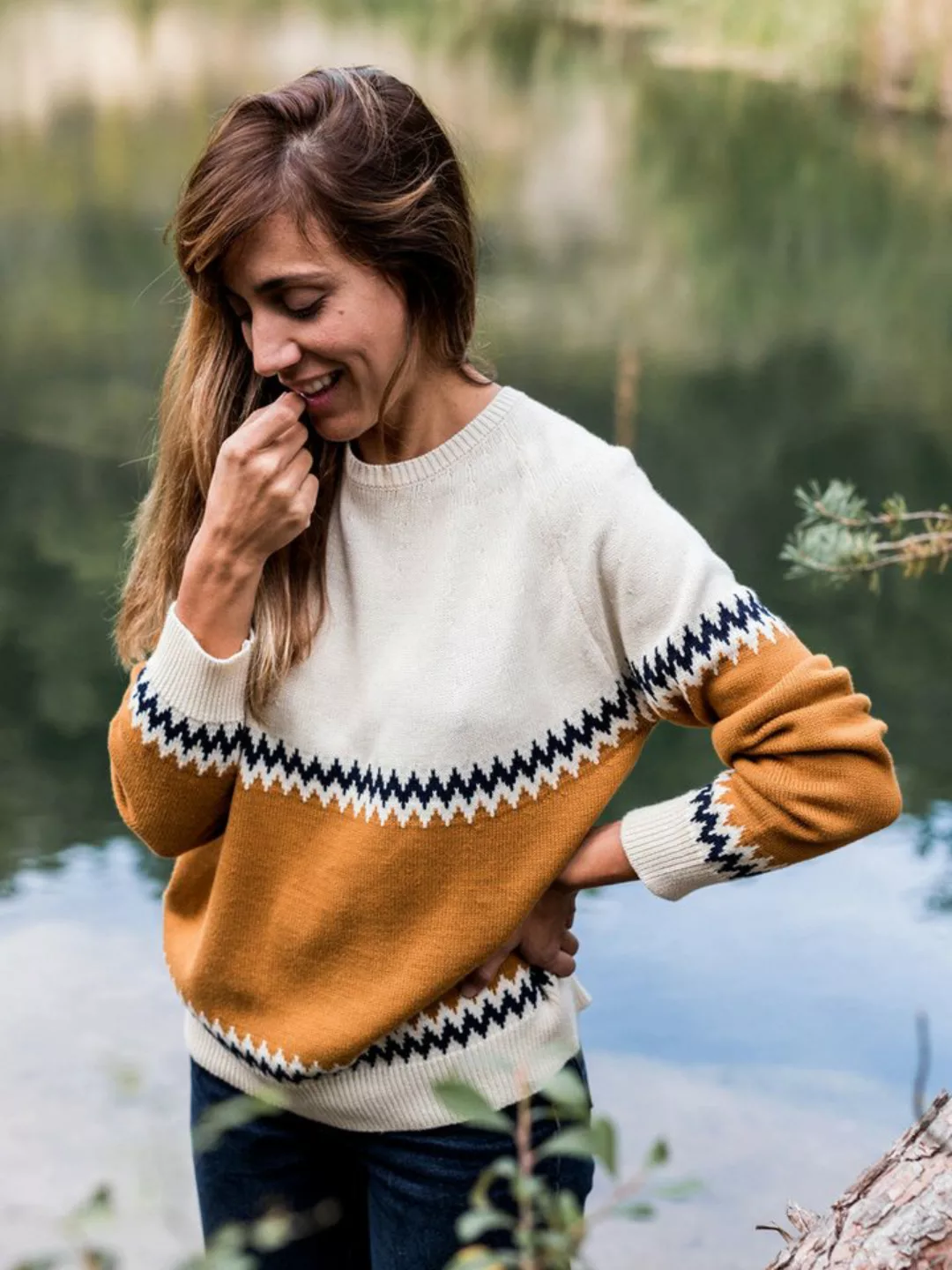 TWOTHIRDS Strickpullover Sibu - Veganer Strickpullover aus recycelten Mater günstig online kaufen