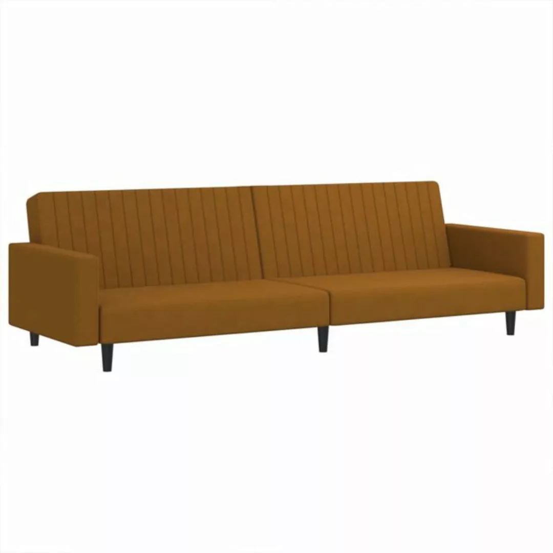 vidaXL Sofa Schlafsofa Sofa 2-Sitzer Samt, mit Armlehnen günstig online kaufen