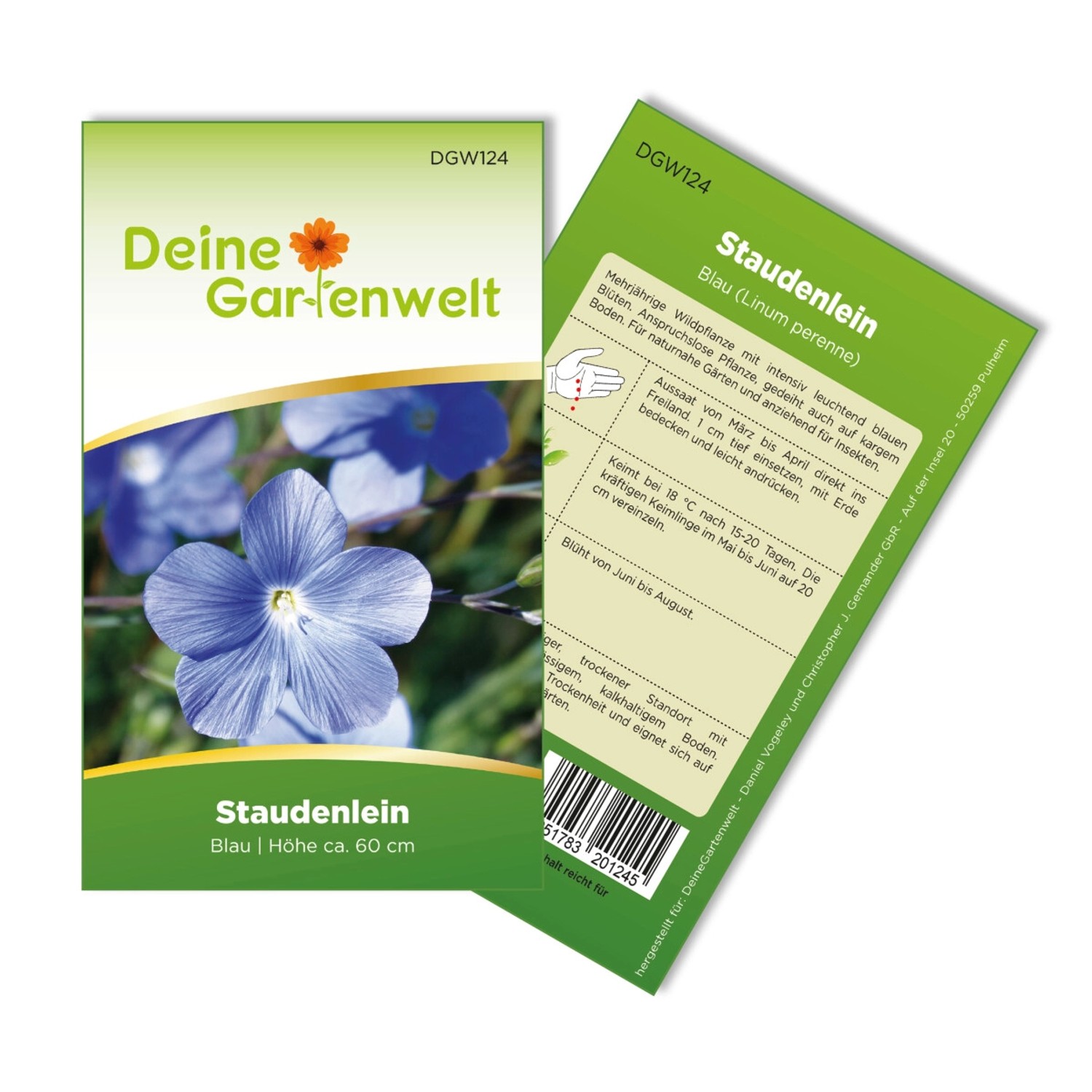 Deine Gartenwelt Staudenlein Blau Samen günstig online kaufen