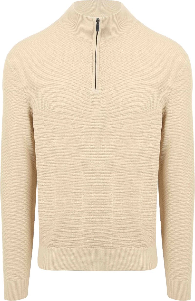 Suitable Structure Half Zip Pullover Sand - Größe XXL günstig online kaufen