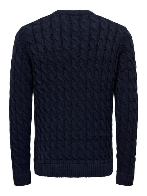 ONLY & SONS Strickpullover Strickpullover Rundhals Normal Fit langarm 7990 günstig online kaufen