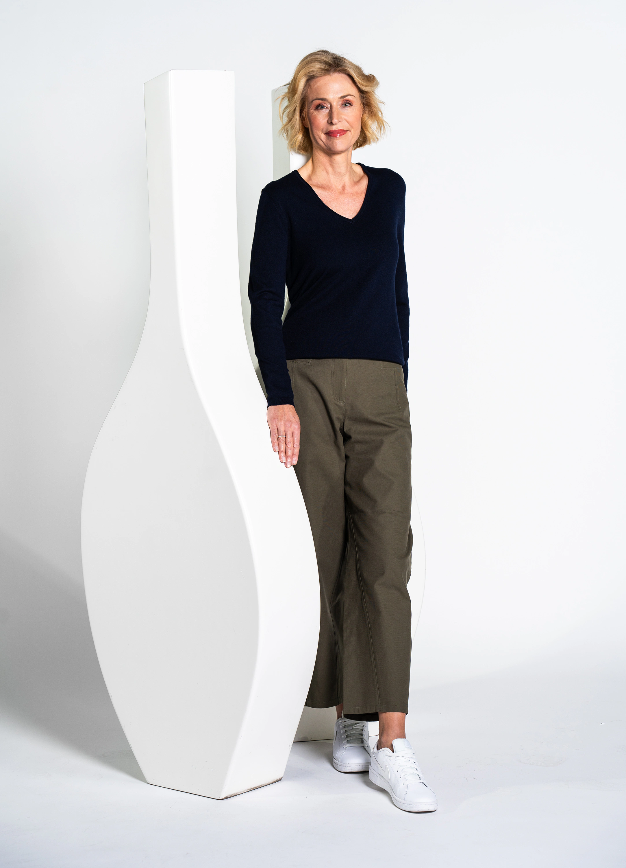 Clarina Strickpullover "BRITTA", Viskose-Polyamid Mischung günstig online kaufen