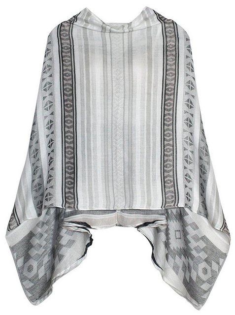 dy_mode Poncho Damen Poncho Gestreift Cape Sommerponcho günstig online kaufen