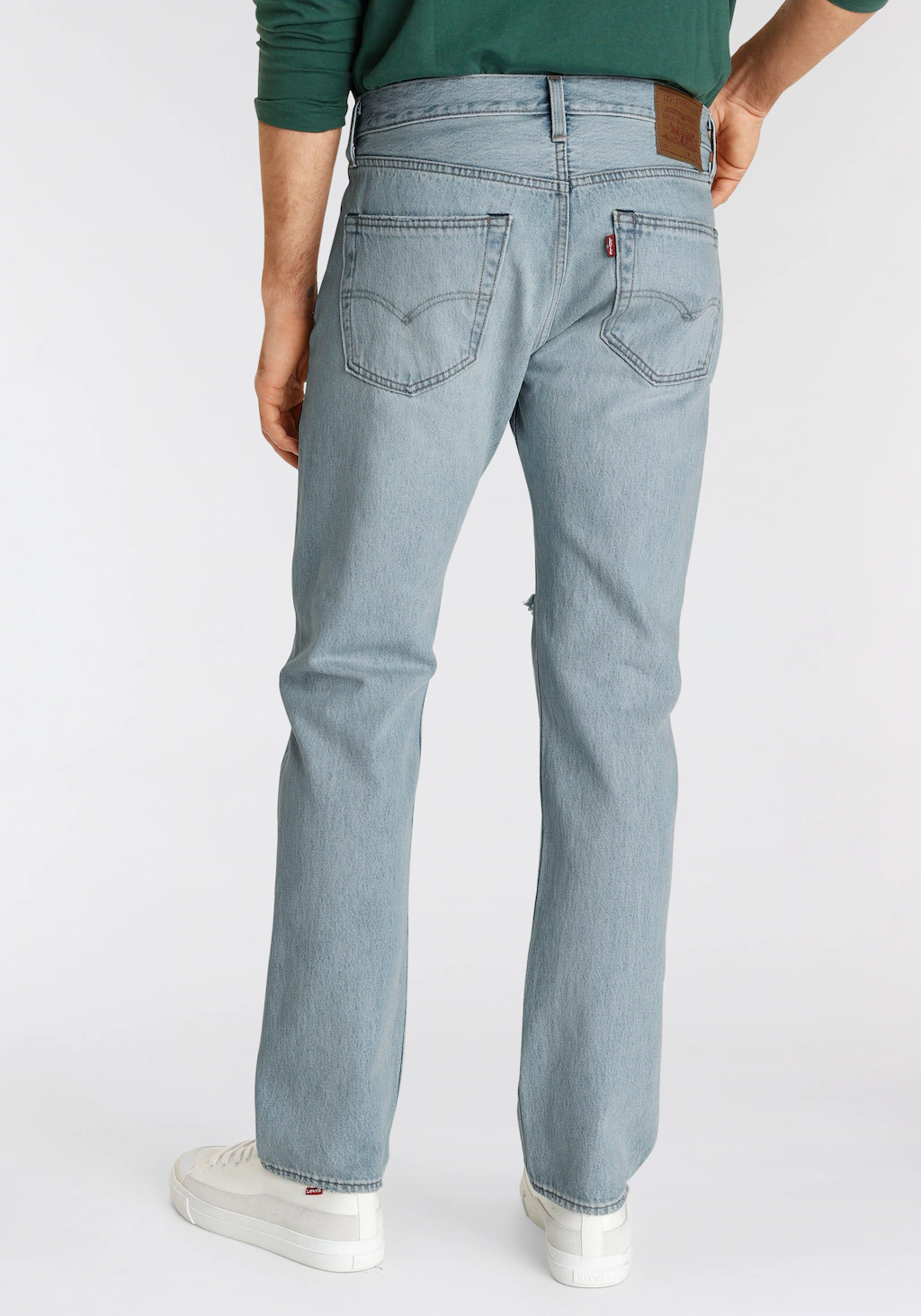 Levis Destroyed-Jeans "501 VIS ORIG", mit Markenlabel günstig online kaufen