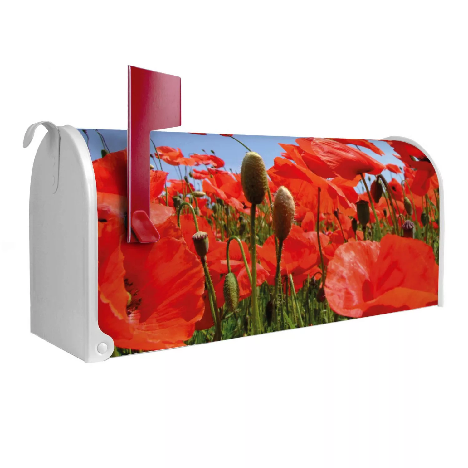 Banjado Amerikanischer Briefkasten Weiß 48x22x16cm US Mailbox Letterbox Pos günstig online kaufen