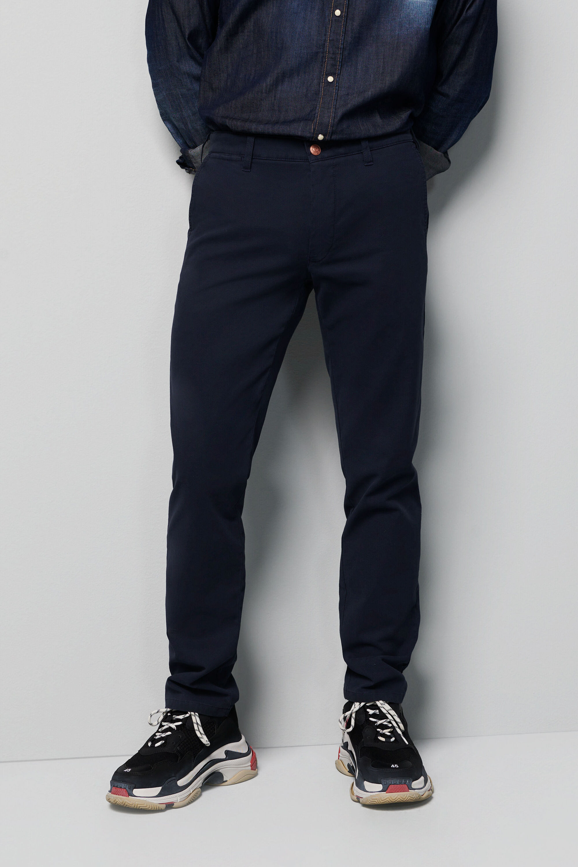 MEYER Chinos "M5 Chino", im unifarbenem Design günstig online kaufen