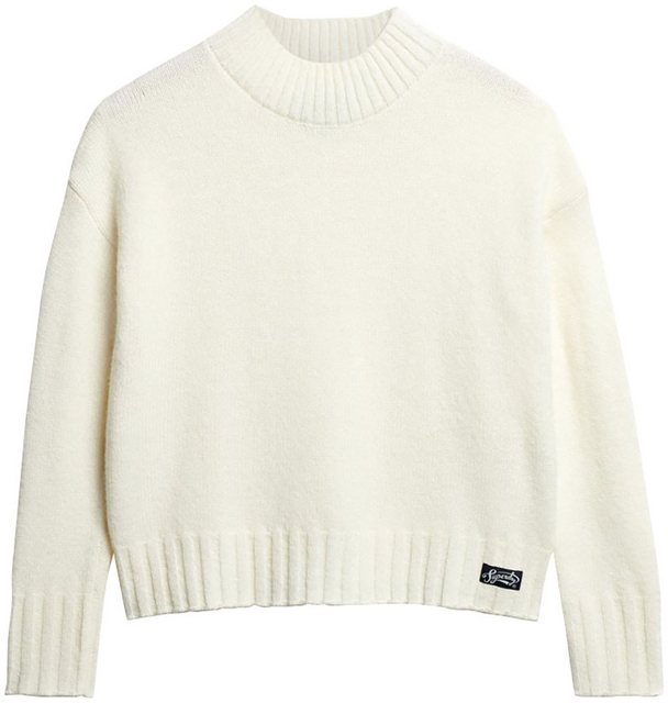 Superdry Strickpullover Essential Mock Neck Jumper günstig online kaufen