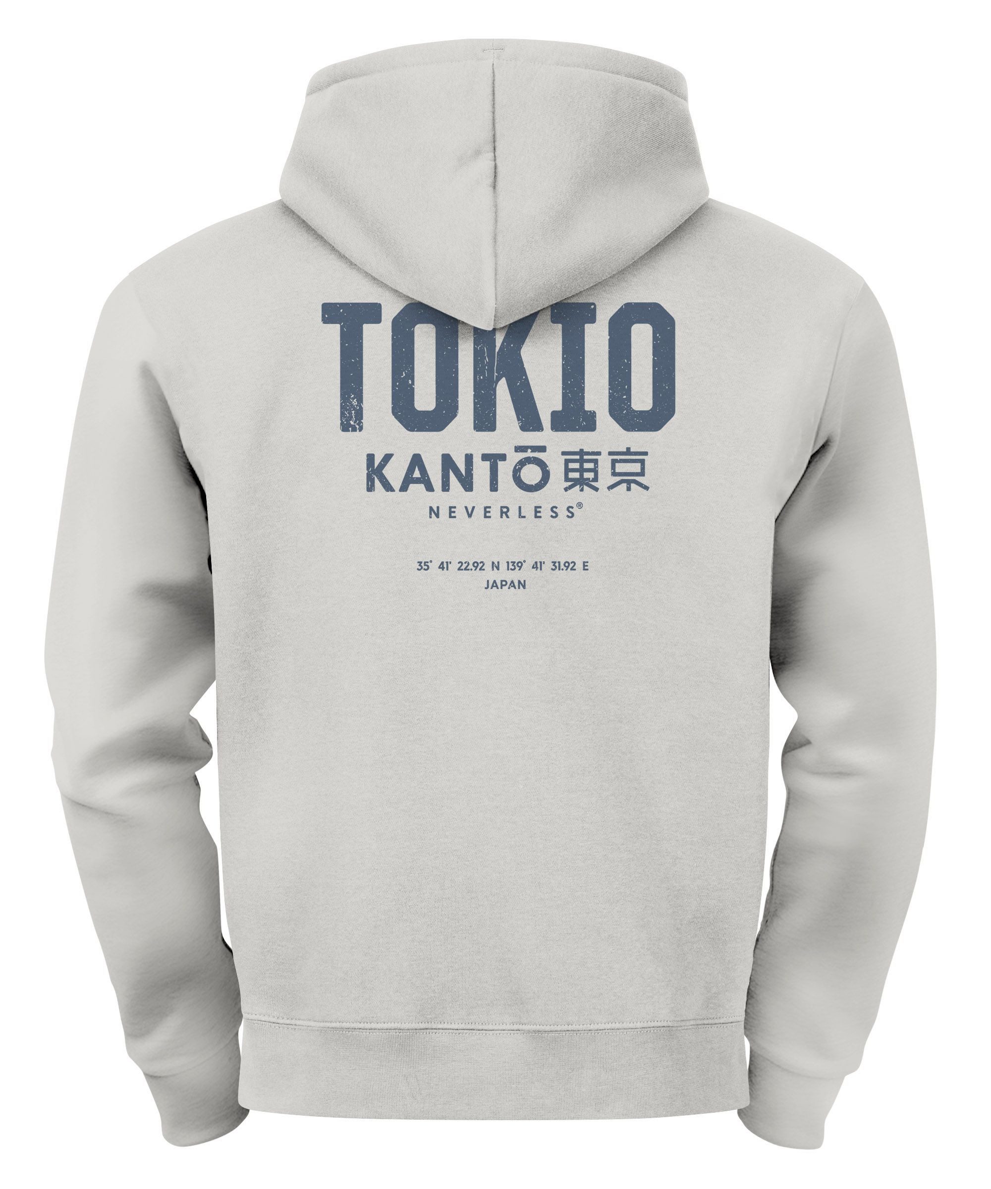 Neverless Hoodie Hoodie Backprint Herren Tokyo günstig online kaufen