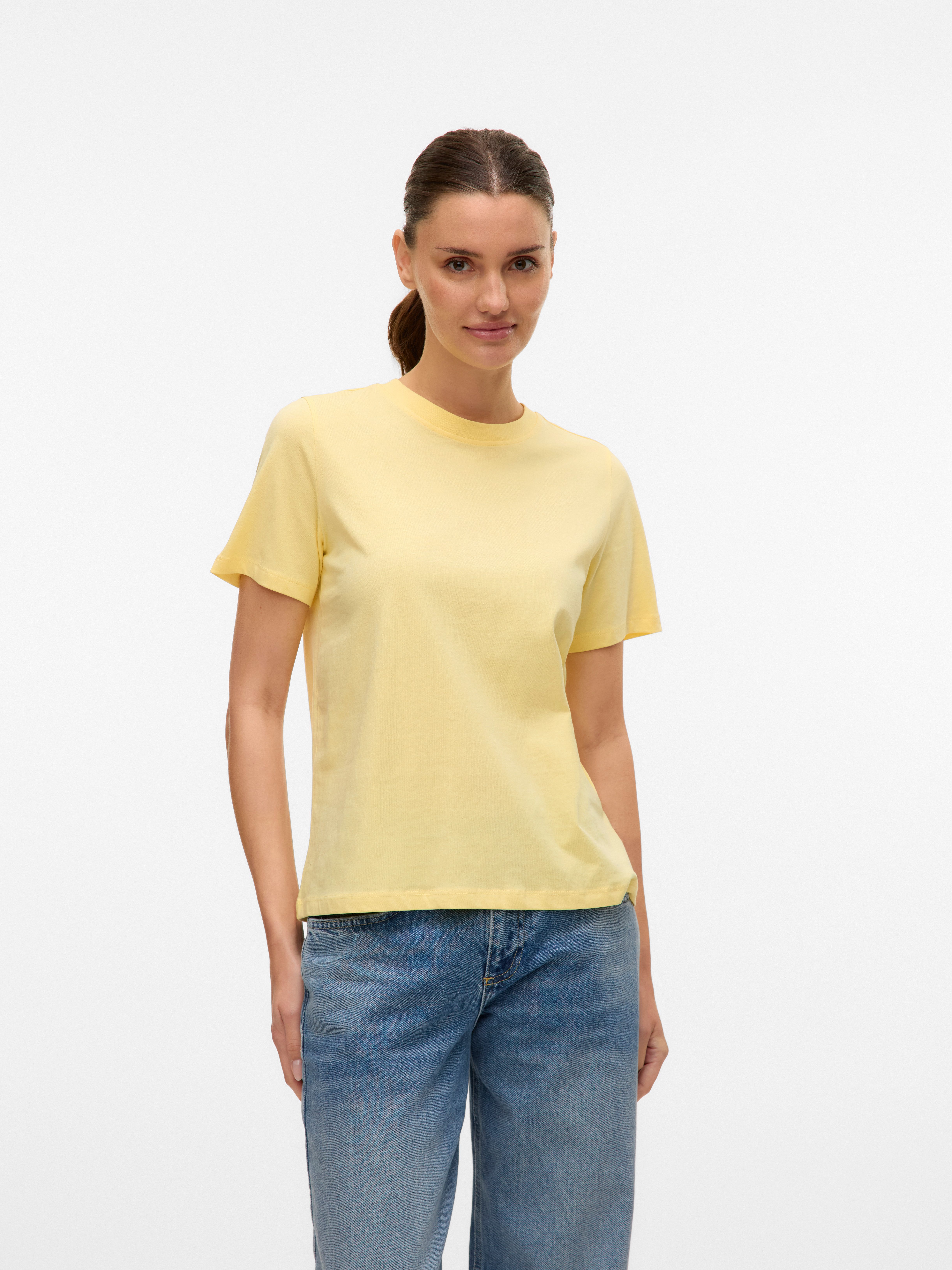 Vero Moda Kurzarmshirt VMPAULINA SS T-SHIRT günstig online kaufen