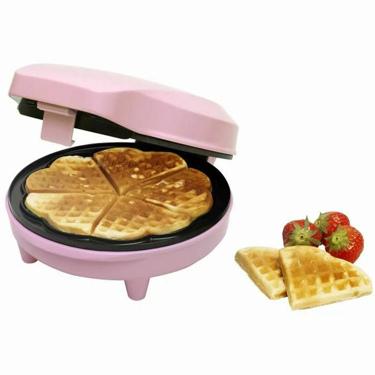 bestron Waffeleisen »ASW217pink Sweet Dreams«, 700 W günstig online kaufen