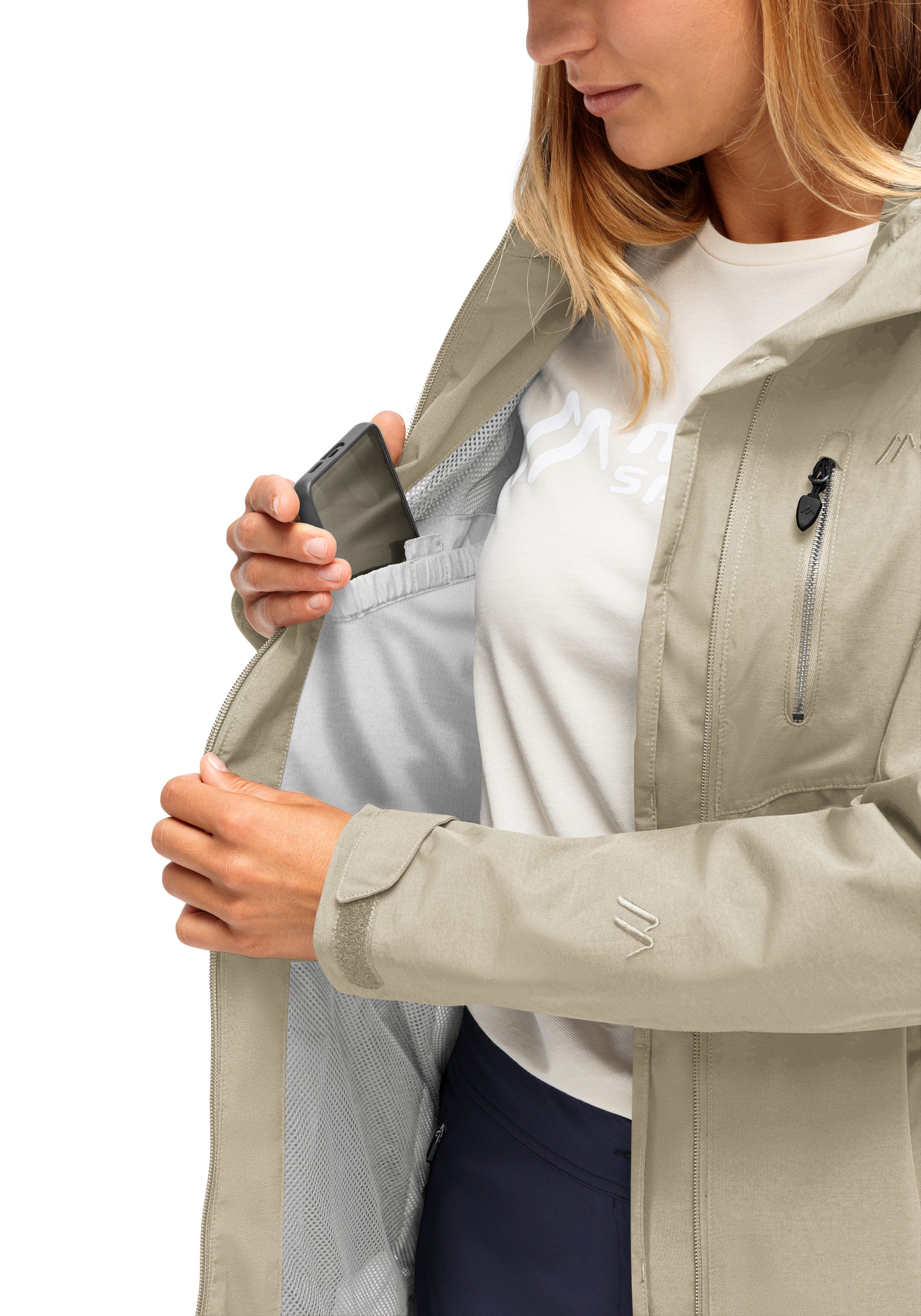 Maier Sports Outdoorjacke "Perdura rec W", Damen Funktionsmantel, wasserdic günstig online kaufen