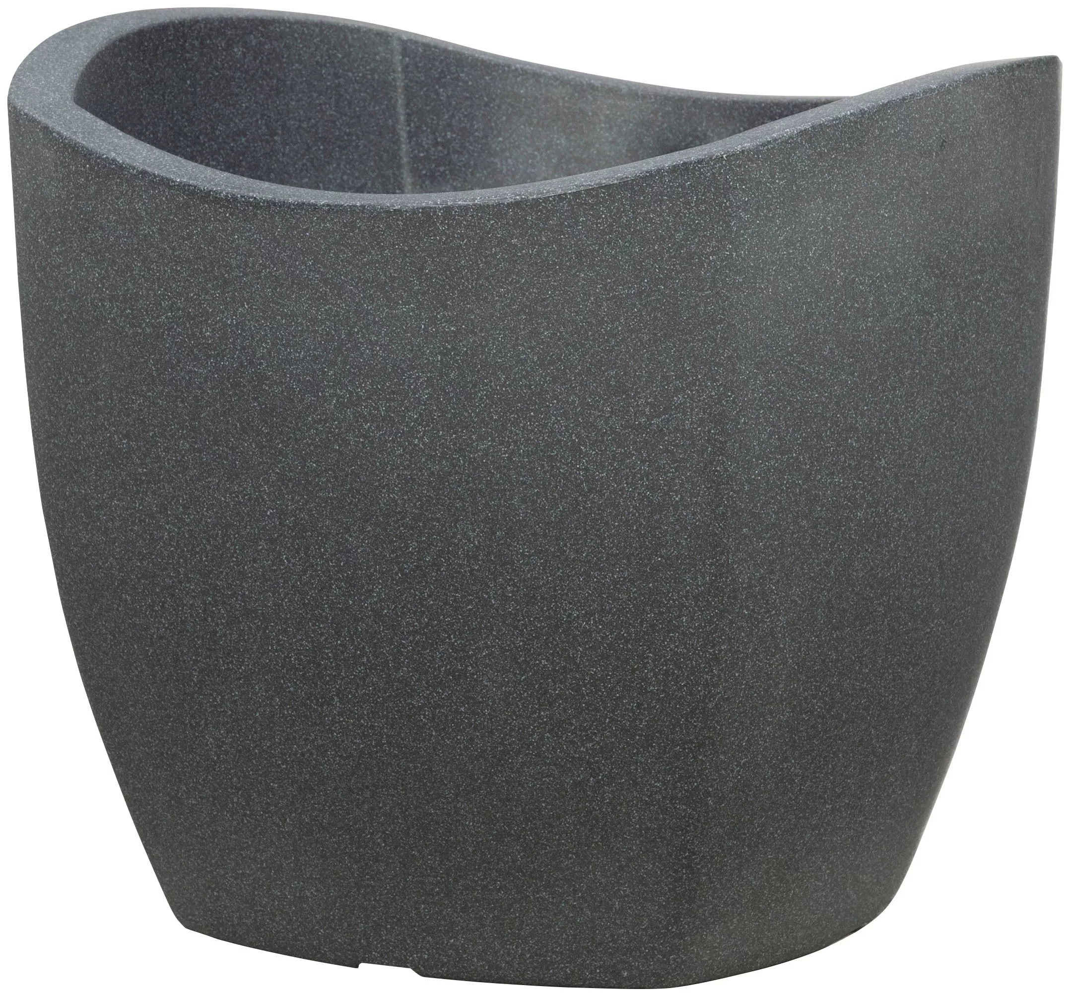 Scheurich Pflanzgefäß Wave Globe Cubo 40 cm x 40 cm Schwarz Granit günstig online kaufen