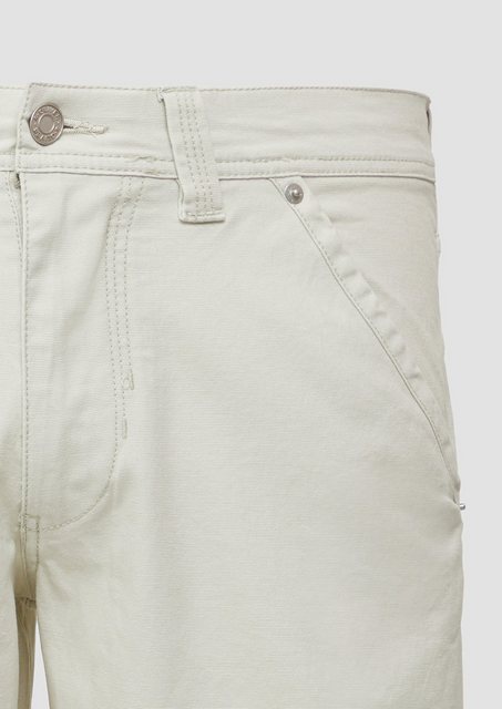 s.Oliver Bermudas Baumwoll-Bermuda aus Canvas mit Naht-Details Waschung günstig online kaufen