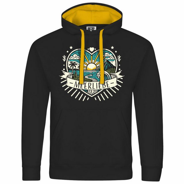 deinshirt Kapuzenpullover Herren Kapuzenpullover Ich Liebe das Meer Mit Pri günstig online kaufen