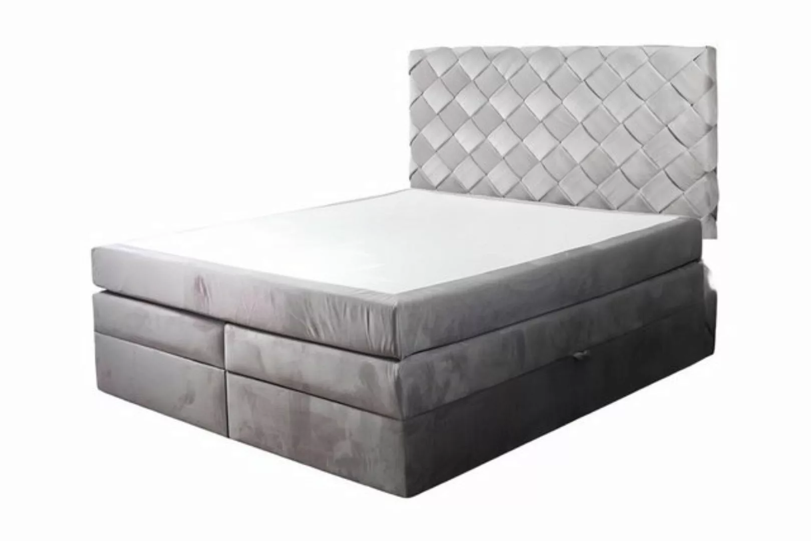 Xlmoebel Bett Boxspring-Bett mit integriertem Stauraum und Matratze im (Bet günstig online kaufen