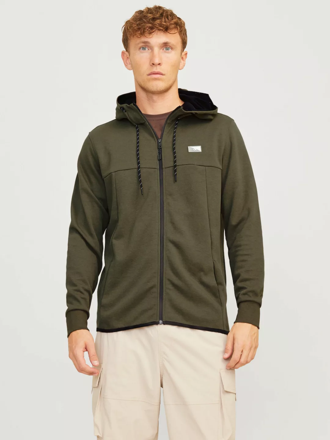 Jack & Jones Kapuzensweatjacke "JCOAIR SWEAT ZIP HOOD NOOS.", mit Kapuze günstig online kaufen