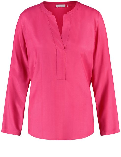 GERRY WEBER Langarmbluse Nachhaltige Bluse mit Tunika-Ausschnitt günstig online kaufen