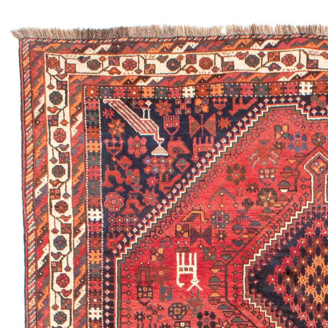morgenland Wollteppich »Shiraz Medaillon Rosso 308 x 206 cm«, rechteckig, U günstig online kaufen