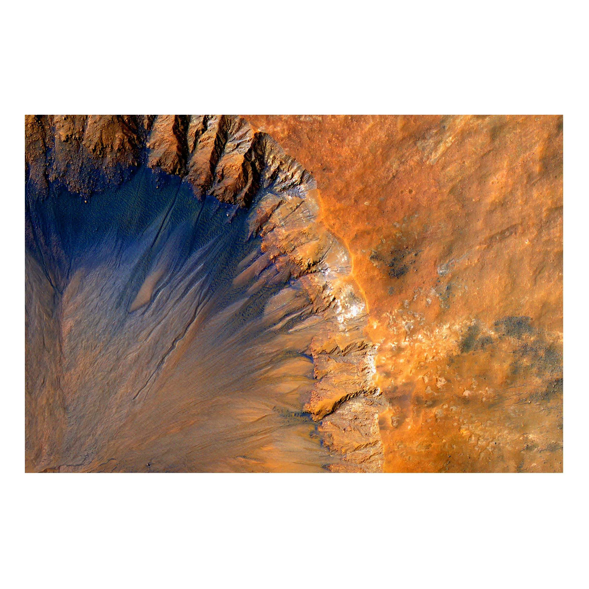 Magnettafel NASA Fotografie Marskrater günstig online kaufen