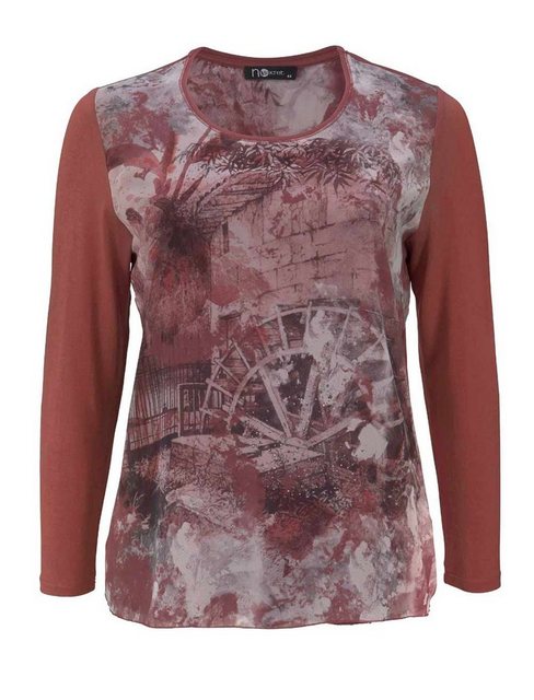 heine Print-Shirt No Secret Damen Druckshirt mit^ Nieten, bunt günstig online kaufen