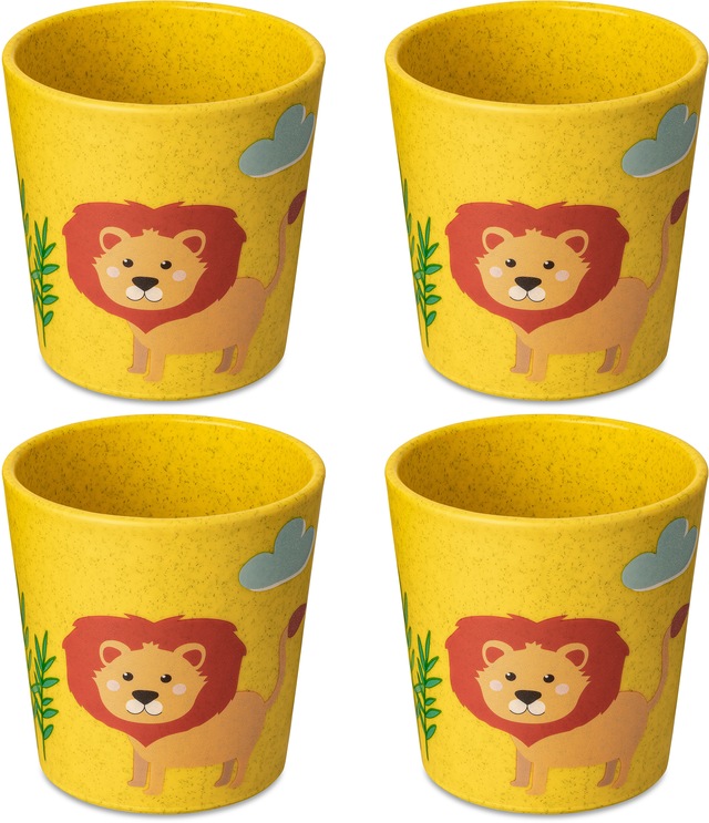 KOZIOL Kinderbecher »CONNECT CUP S AFRICA«, (Set, 4 tlg., 4x Becher 190ml), günstig online kaufen