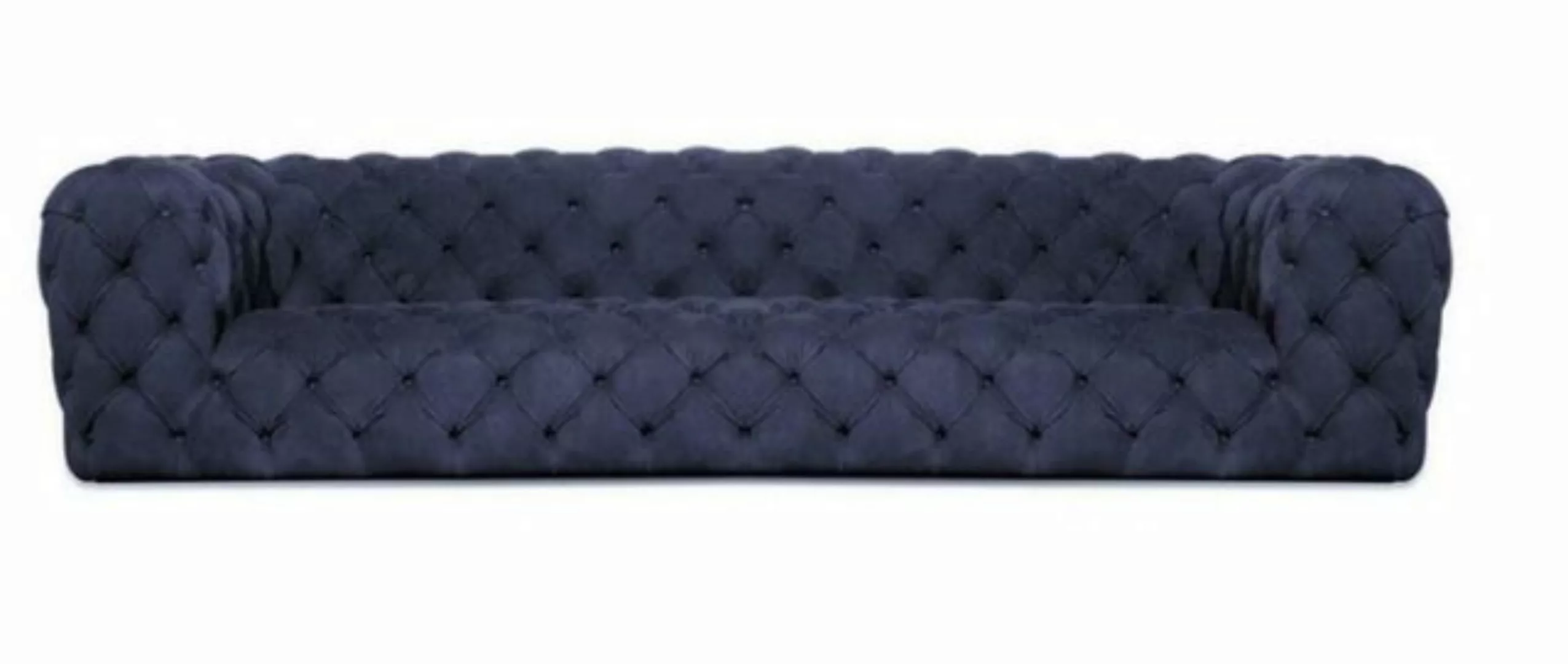 JVmoebel Chesterfield-Sofa, Grau Chesterfield Wohnzimmer Modern Design Couc günstig online kaufen